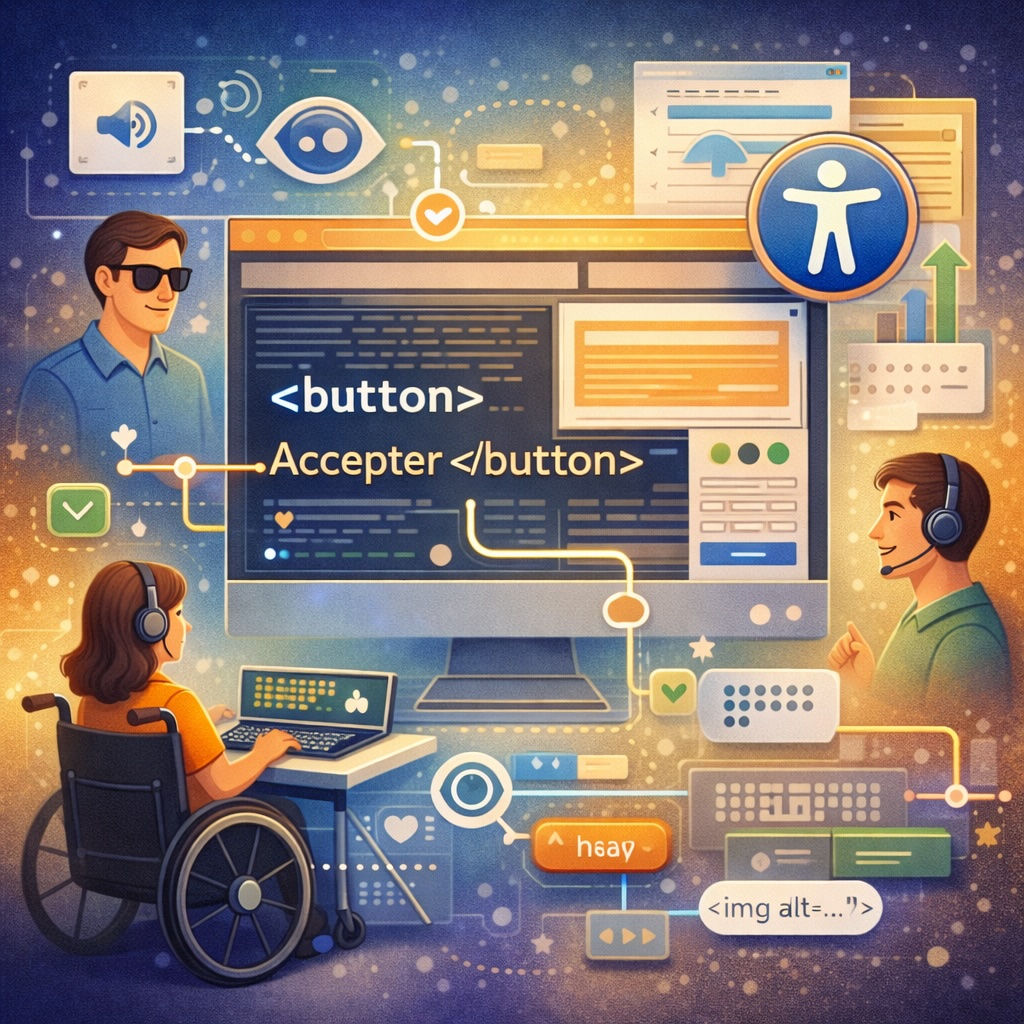 Les limites de HTML pour l'accessibilité : ARIA, composants complexes et angles morts