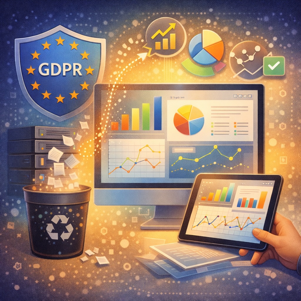 Suppression des données et RGPD : préserver les KPI avant d'effacer