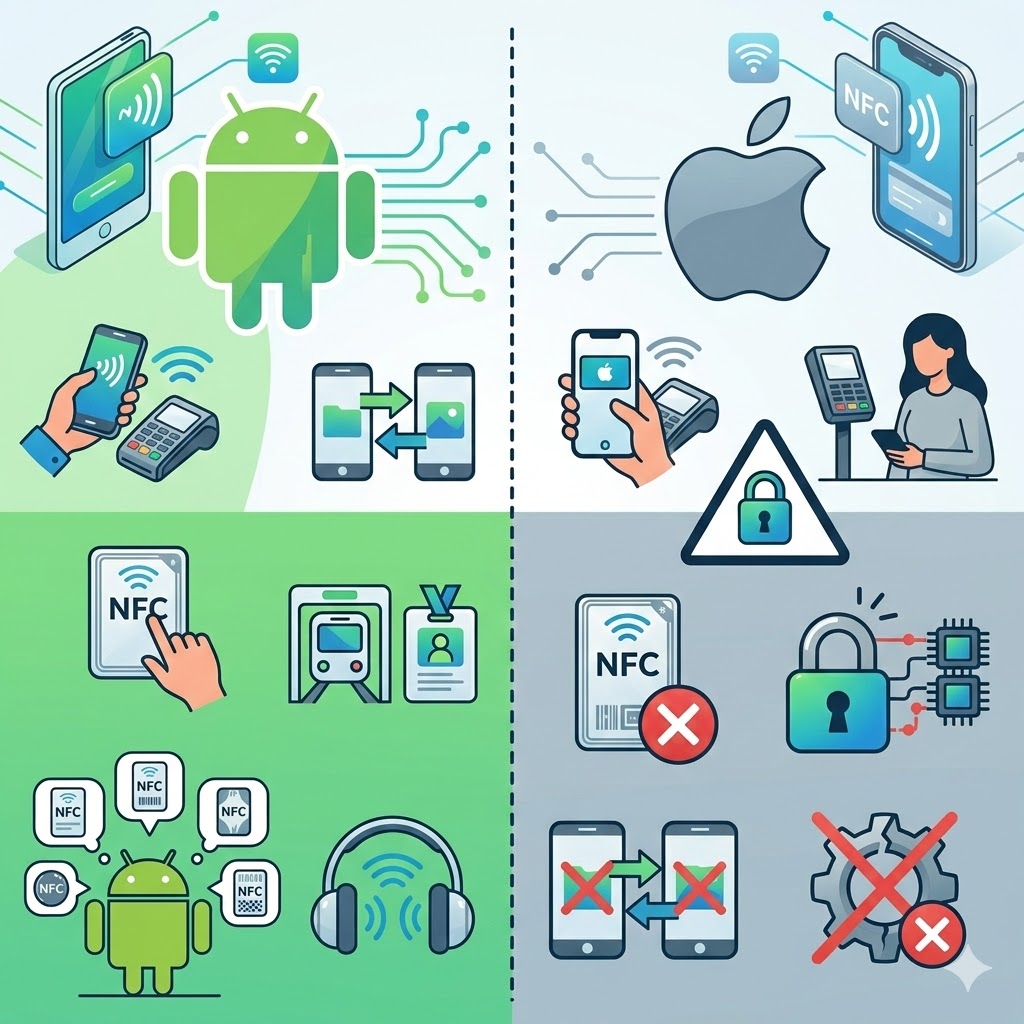 NFC sur iOS et Android : ce que vous pouvez vraiment faire