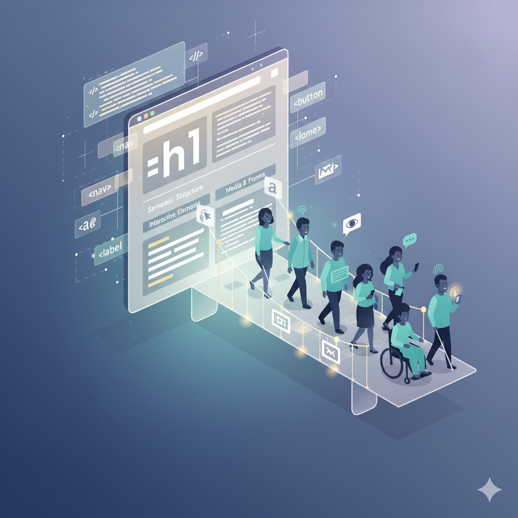 L’Accessibilité native en HTML : La Fondation pour un Web Inclusif